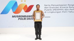 Polres Jembrana Raih Penghargaan Pelayanan Prima PEKPPP 2023 Dari Kementrian PANRB