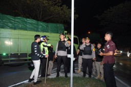 Polres Lamongan Bersama TNI dan Pemkab Lakukan Pengamanan Pengesahan Warga Baru Perguruan Silat