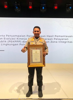 Polres Bangkalan Meraih Penghargaan Kategori Pelayanan Prima Dari Kapolri