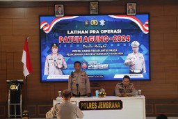 Polres Jembrana Laksanakan Latihan Pra Operasi Patuh Agung 2024