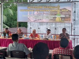 Gelar Silahturahmi Kebangsaan,Tokoh Masyarakat "Abdul Derani"Undang Polres dan Polsek Simpang Hilir