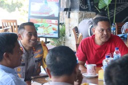 Kapolres Karangasem Lanjutkan Safari Kamtibmas Kunjungi Ketua DPD PSI Karangasem