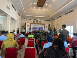 Polres Bandara Ngurah Rai Hadiri Giat Donor Darah Peringatan Hari Bakti ke-77 TNI AU