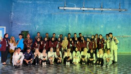 Mahasiswa KUKERTA UIN Sultan Maulana Hasanuddin Banten Sambut Kedatangan Mahasiswa KKM Untirta