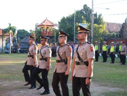 Kapolres Buleleng Pimpin Serah Terima Jabatan Dua Kasat Reskrim dan Kasat Samapta