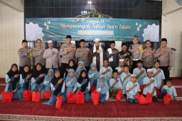 Polres Tanjung Perak Sambut Tahun Baru Islam Dengan Santuni Anak Yatim