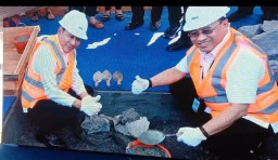 Peletakan Batu Pertama Pembangunan Gedung Kantor Petahanan II Surabaya 