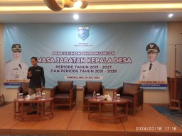 Pengukuhan Perpanjangan Masa Jabatan Kepala Desa Priode Tahun 2019-2027 dan Priode Pahun 2021-2029