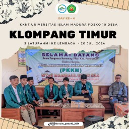 Kunjungan KKNT Posko10 ke Berbagai Lembaga di Desa Klompang Timur, Bagian Dari Program KKN
