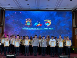 Polres Karangasem Raih Penghargaan Realisasi Anggaran Tertinggi dari Kapolda Bali