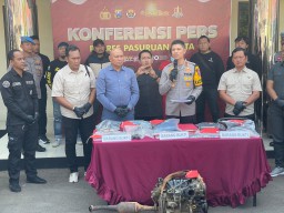 Satreskrim Polres Pasuruan Kota Berhasil Ungkap Pelaku Pencurian Mobil Pickup