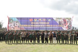 Kapolres Klungkung Hadiri Upacara Pembukaan TMMD ke-121 Tahun 2024