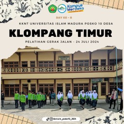 Mahasiswa KKN Posko 10 Fokus Mengajar Teknik Gerak Jalan di Madrasah Tsanawiyah