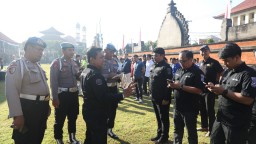 Pengecekan Personil Yang Terlibat Apel Operasi Cipkon Agung-2024