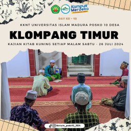 KKNT Universitas Islam Madura Ikut Kegiatan Kajian Kitab Kuning di Mesjid Desa Klompang Timur