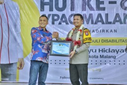 Konsisten Peduli Disabilitas, Kapolresta Malang Kota Mendapat Penghargaan dari YPAC Kota Malang