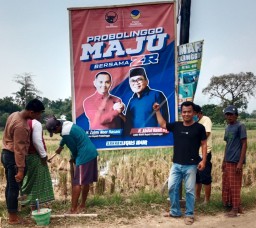 Bikin Takjub! Ribuan Bener Cabup Cawabup H Zulmi ,H Rasit Bertebaran di Pelosok Desa, Juned st Siap Menangkan di Pilkada Probolinggo