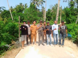 Kecamatan Cimanggu Kenjungi Desa Rancapinang Dalam Rangka Monitoring dan Evaluasi (Monev) Program Pembangunan Tahun 2024