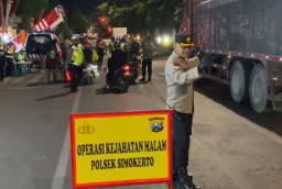 52 Pelanggar 18 Motor Tanpa STNK Terjaring Operasi Kejahatan Malam Yang Dipimpin Kapolsek Simokerto
