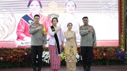 Kapolda Bali Hadiri Serah Terima Jabatan Ibu Asuh Polwan Polda Bali
