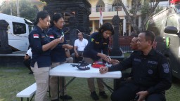 Subsatgas Dokkes Polda Bali laksanakan Cek Kesehatan Operasi Cipkon Agung 2024