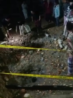 Semburan Air Setinggi 15 Meter di Desa Pandan Omben Sudah Tidak Mengeluarkan Semburan Air Lagi