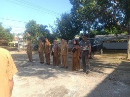 Apel Koordinasi Kecamatan Cimanggu Dipimpin Oleh Camat Cimanggu Hj Encun sunayah SKM