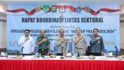 Polres Metro Jakarta Timur Gelar Rapat Koordinasi Lintas Sektoral Ops Kepolisian Mantap Praja Jaya 2024 Dalam Pengamanan Pilkada Serentak