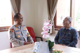 Kapolres Klungkung Jalin Silahturahmi Dengan MDA Kabupaten Klungkung