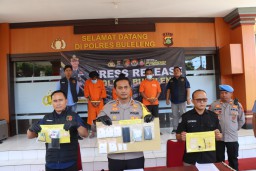 Satreskoba Polres Buleleng Berhasil Ungkap Kasus Jaringan Narkotika di Buleleng