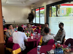 AKBP I Nengah Sadiarta Hadiri Penerimaan Tim Audit Kinerja Itwasum Polri di Polres Karangasem
