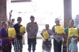 Jalin Silaturahmi Kapolres Klungkung Gelar Program Minggu Kasih