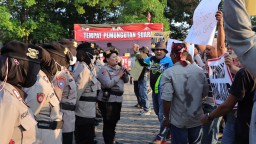 Gelar Simulasi Sispam Kota, Polres Nganjuk Tunjukkan Kesiapannya Dalam Netralisir Masalah Yang Timbul Dalam Tahapan Pilkada 2024