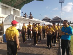 Ujian Kesamaptaan Jasmani Berkala Semester II T.A. 2024 PNPP Polres Kawasan Bandara I Gusti Ngurah Rai