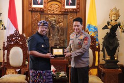 Kapolda Bali Siap Kerjasama Dengan Pemprov Wujudkan Bali Aman dan Santhi