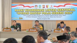 Polres Nganjuk Gelar Rakor Lintas Sektoral Operasi Mantap Praja Semeru 2024, Upaya Samakan Persepsi dan Langkah Antisipatif Dalam Pelaksanaan Pilkada Serentak 2