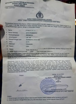 Tidak Terima SP2HP, Korban Penipuan Minta Kapolres Jember Atensi dan Tangkap Pelaku