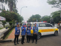 Apel HUT RI ke 79 di Alun-Alun Kabupaten Pandeglang