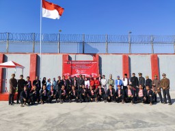 Bangun Pondasi Kokoh Menuju Indonesia Emas 2024, Lapas Pamekasan Gelar Upacara Bendera Peringatan HUT Kemerdekaan ke-79