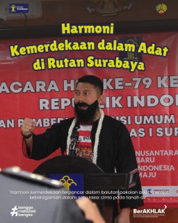 Peringati Hari Kemerdekaan Republik Indonesia Yang ke-79, Rumah Tahanan Negara (Rutan) Surabaya Gelar Upacara 