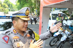 Penutupan Sebagian Jalan Raya Darmo Untuk Persiapan Hari Juang Polri