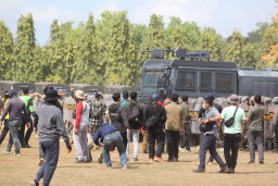 Melatih Kesiapan Anggota Menjelang Pilkada Polda Bali Gelar Sispamkota