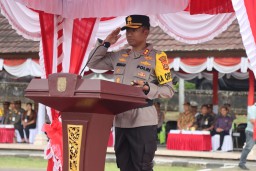 Kapolres Karangasem Pimpin Apel Gelar Pasukan Operasi Praja Agung 2024
