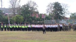 Polresta Denpasar Gelar Apel Kesiapan Jelang Pengamanan Pilkada Serentak 2024