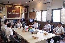 Kapolres Klungkung Terima Audiensi Kepala BNN Kabupaten Klungkung