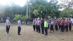 Polresta Denpasar Pengamanan Pendaftaran Paslon Pilkada Denpasar 2024