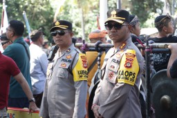 Kapolres Klungkung Pimpin Anggota Amankan Tahap Pendaftaran OMP 2024