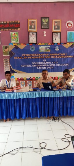 SDN Cikadongdong Laksanakan Pengimbasan PSP Angkatan 1 di SDN Sukamulya 2