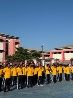 Wujudkan Disiplin dan Kepatuhan WBP Lapas Narkotika Kelas IIA Pamekasan di Latihan PBB