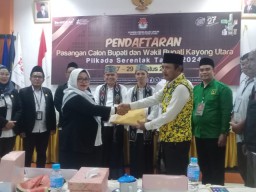 Berkas Pendaftaran Pasangan Calon Bupati dan Wakil Bupati "ESA" Dinyatakan Sah Oleh KPU